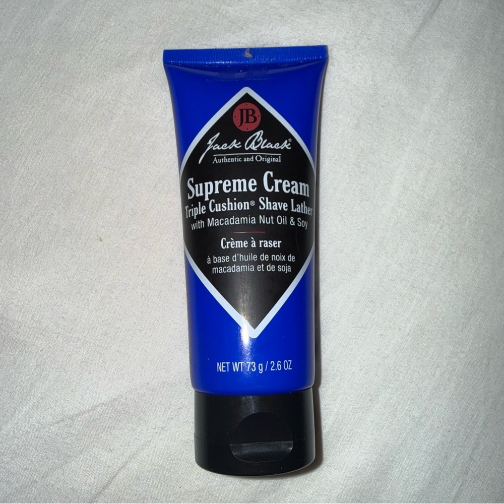 Brand new Jack Black Supreme Cream Triple Cushion Shave Lather